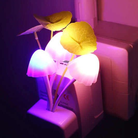 Smart Mushroom Light Desk to Dawn with Sensor