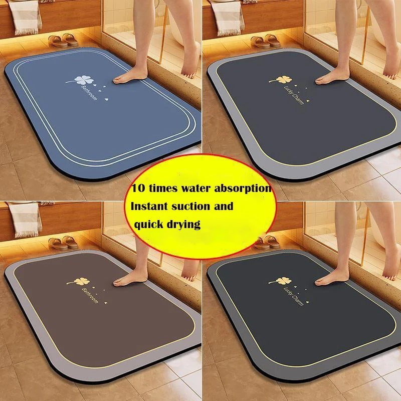 Bath Mat Water Super Absorbent Non-Slip