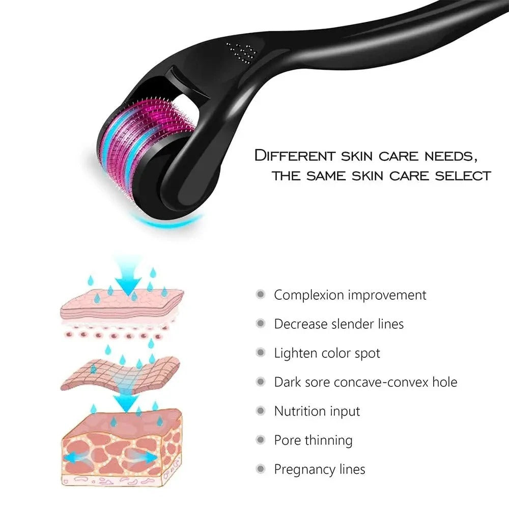 Dynamic Life Derma Roller for Hair Growth and Facial Skin Therapy