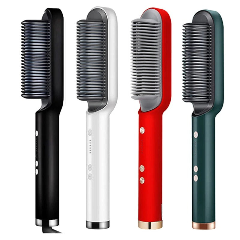 2-IN-1 HAIR STRAIGHTENER PROFESSIONAL STYLING BRUSH