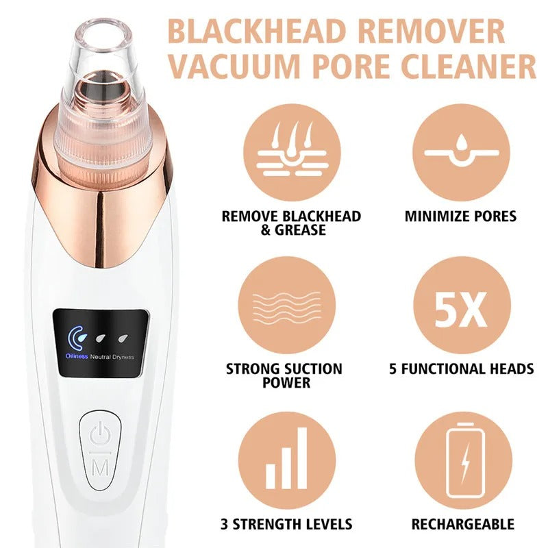 Blackhead Remover And Multifunctional Derma Suction Machine